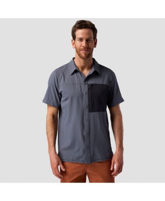 Men's Tahoe Woven Convertible Snap-Up Shirt Performance Shirts Long Sleeve