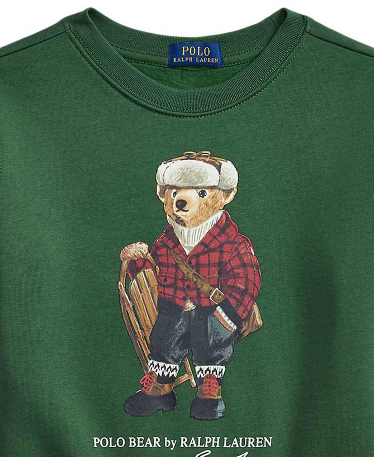 Polo Ralph Lauren Toddler and Little Boys Polo Bear Fleece Sweatshirt