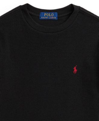 Boys 8-20 Waffle-Knit Cotton Long-Sleeve T-Shirt