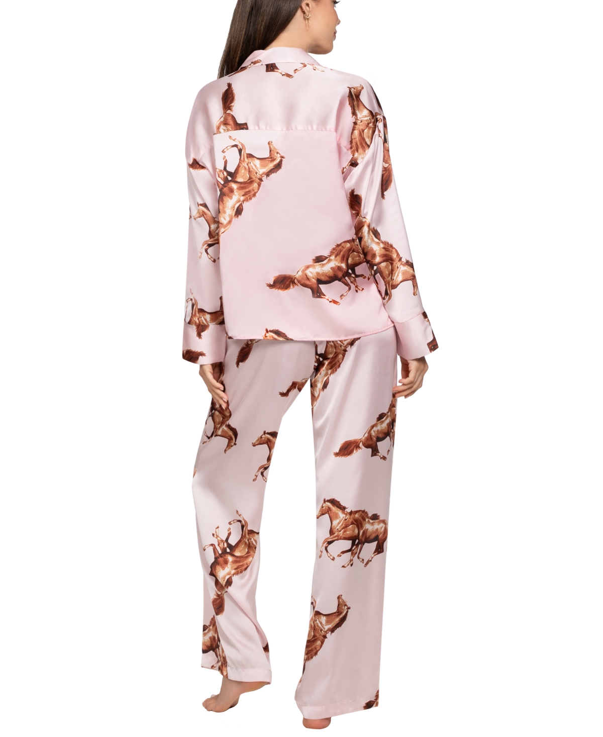 Midnight Bakery Women's 2 Piece Long Sleeves Top and Pants Loungewear Set