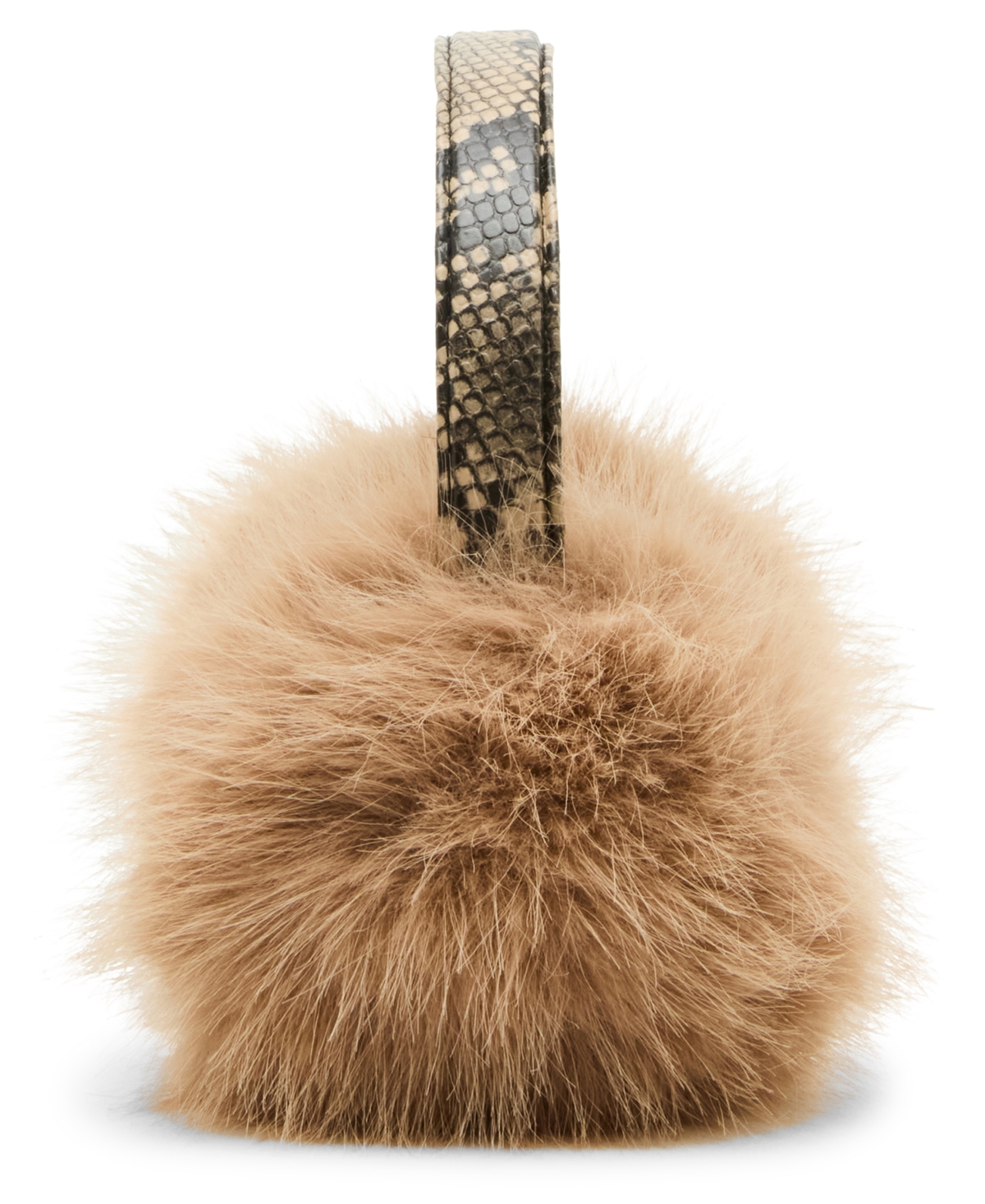 Steve Madden Women's 2-piece Snake Band Earmuff And Gloves Gift Set In Brown