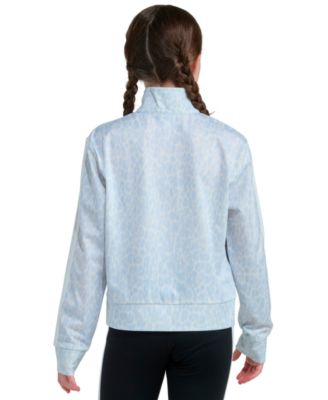Girls' 8-16 Printed Long-Sleeve Jacket