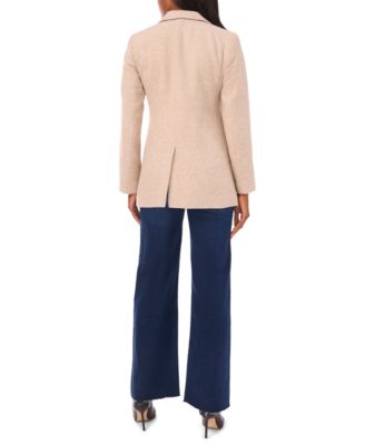 Women's Herringbone Long Sleeve Blazer