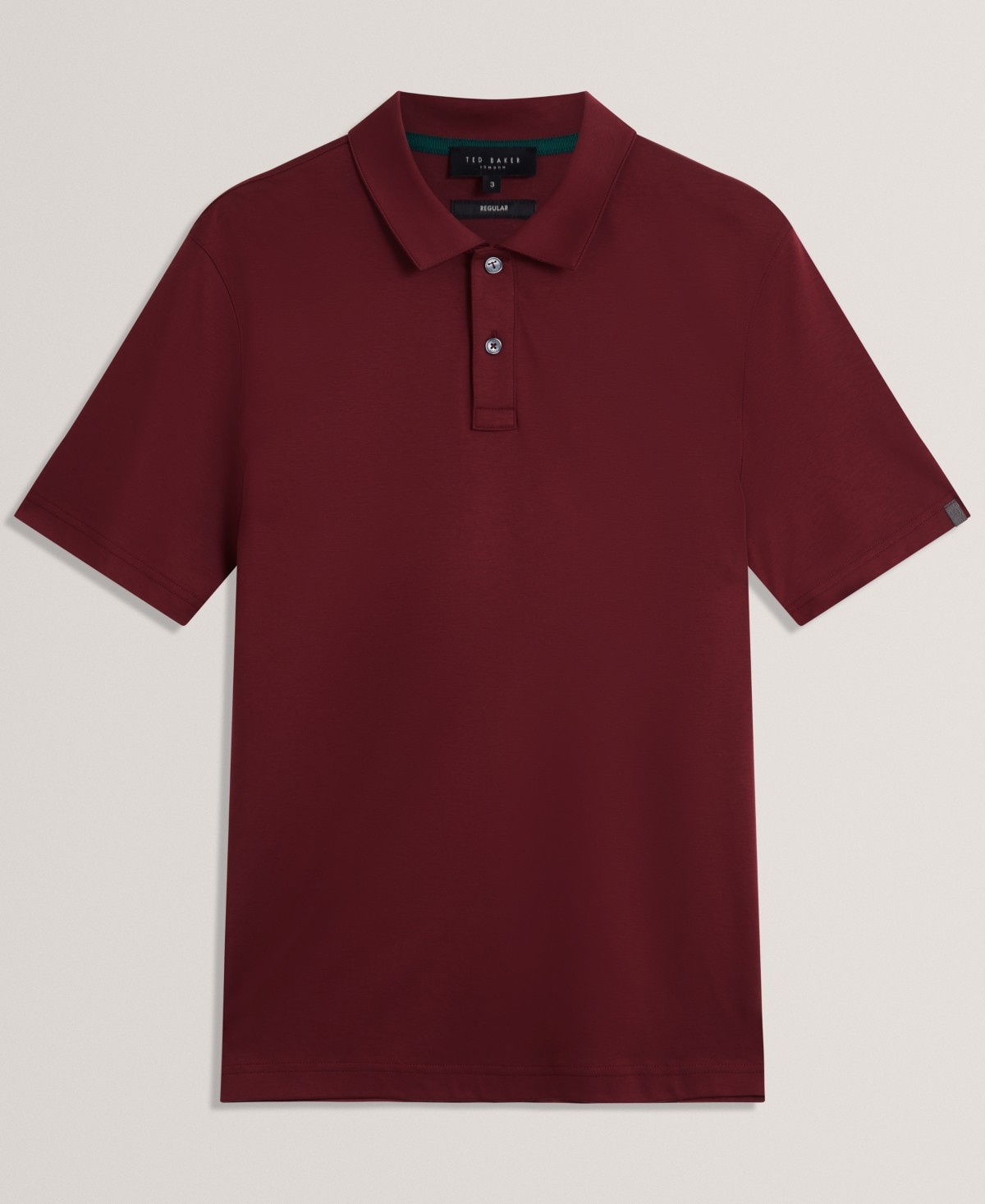 Ted Baker Men's Regular Fit Soft Touch Polo Shirt In Burgundy