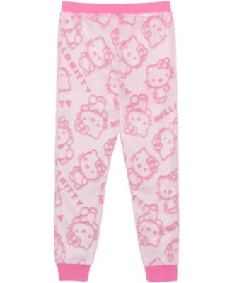 Girls' 7-14 Debossed Plush Jogger Pants