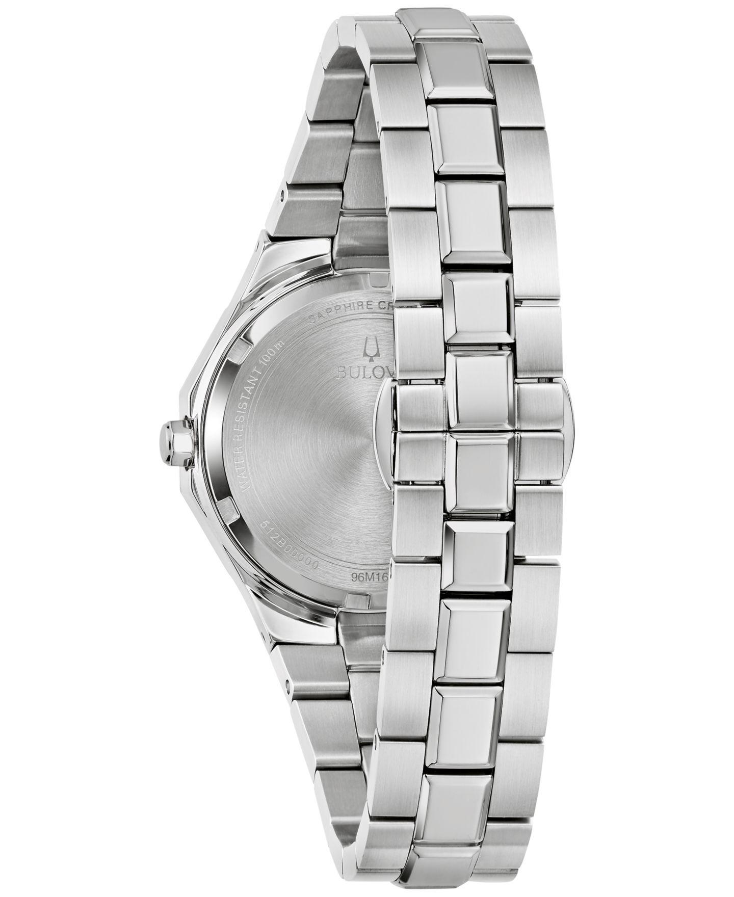 Женские часы Bulova Classic Silver-Tone Stainless Steel Bracelet Watch, 32mm — фото 3