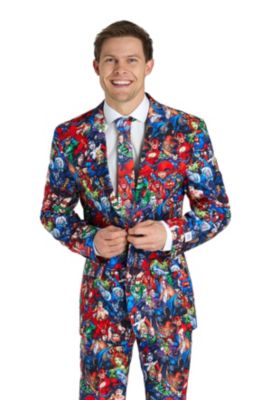 Men's Theme Party Suit DC Heroes