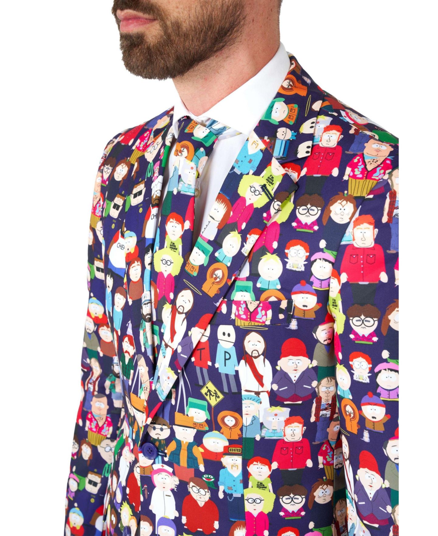Мужской карнавальный костюм OppoSuits South Park для вечеринок и Хэллоуина, разноцветный — фото 8