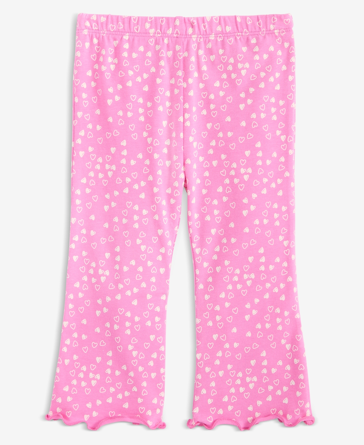 First Impressions Girls Toddler 2T-4T Mini Hearts Flare Pants, Macy's Exclusive