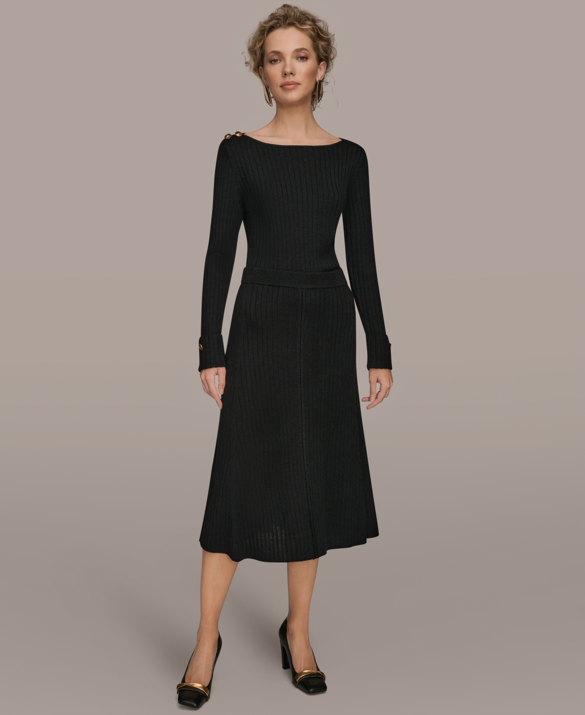 Donna Karan New York Women's Seaming Sweater Skirt