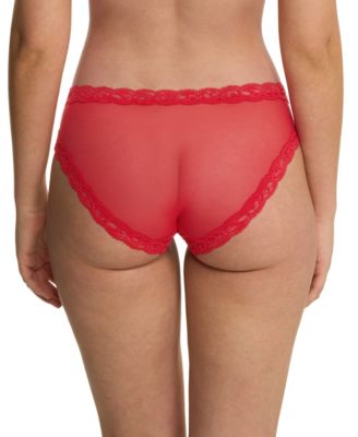 Women's Feathers Low-Rise Sheer Hipster Underwear Lingerie 753023