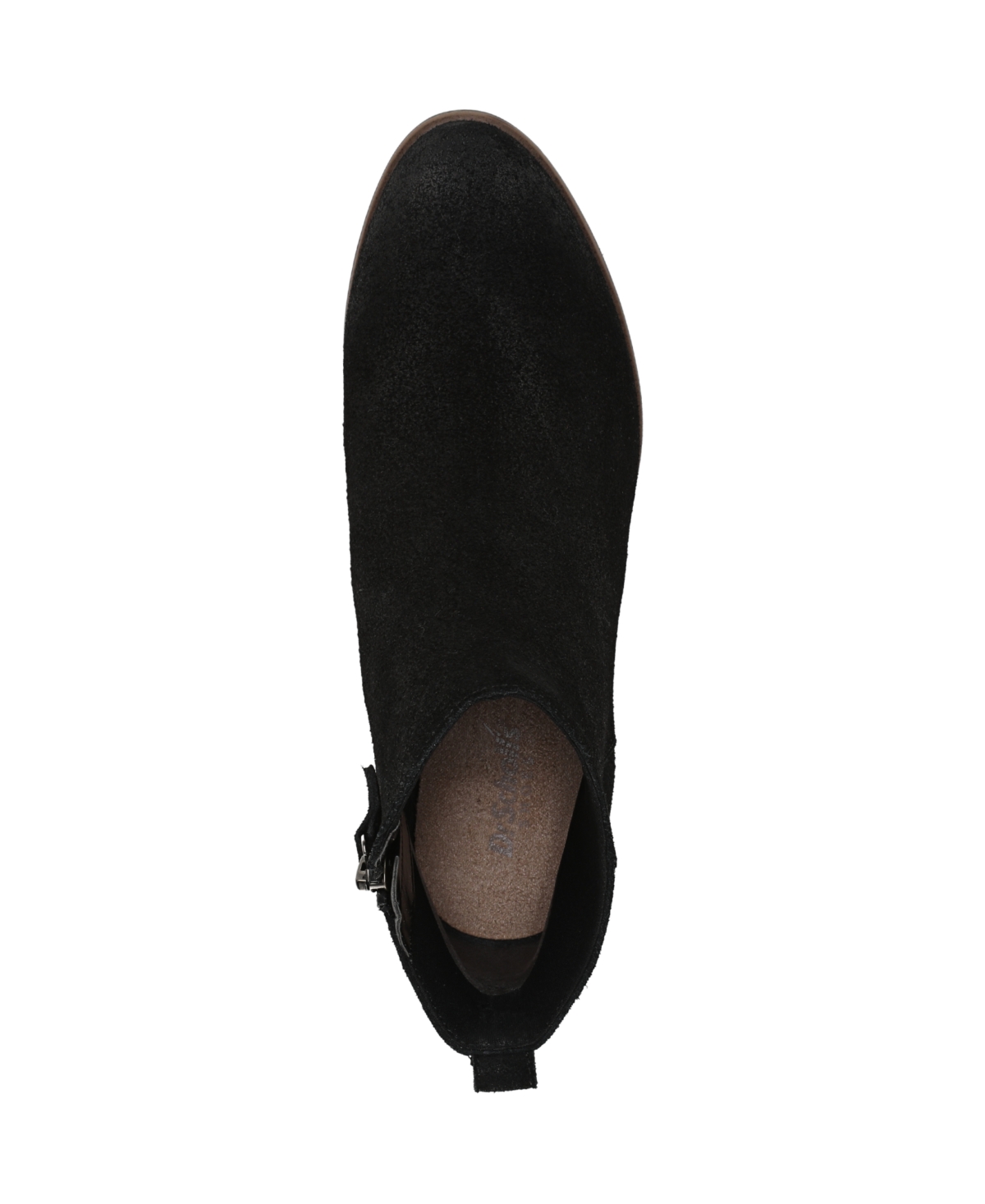 Dr. Scholl's Women's Anya Stacked Block Heel Zip Short Boots In Black