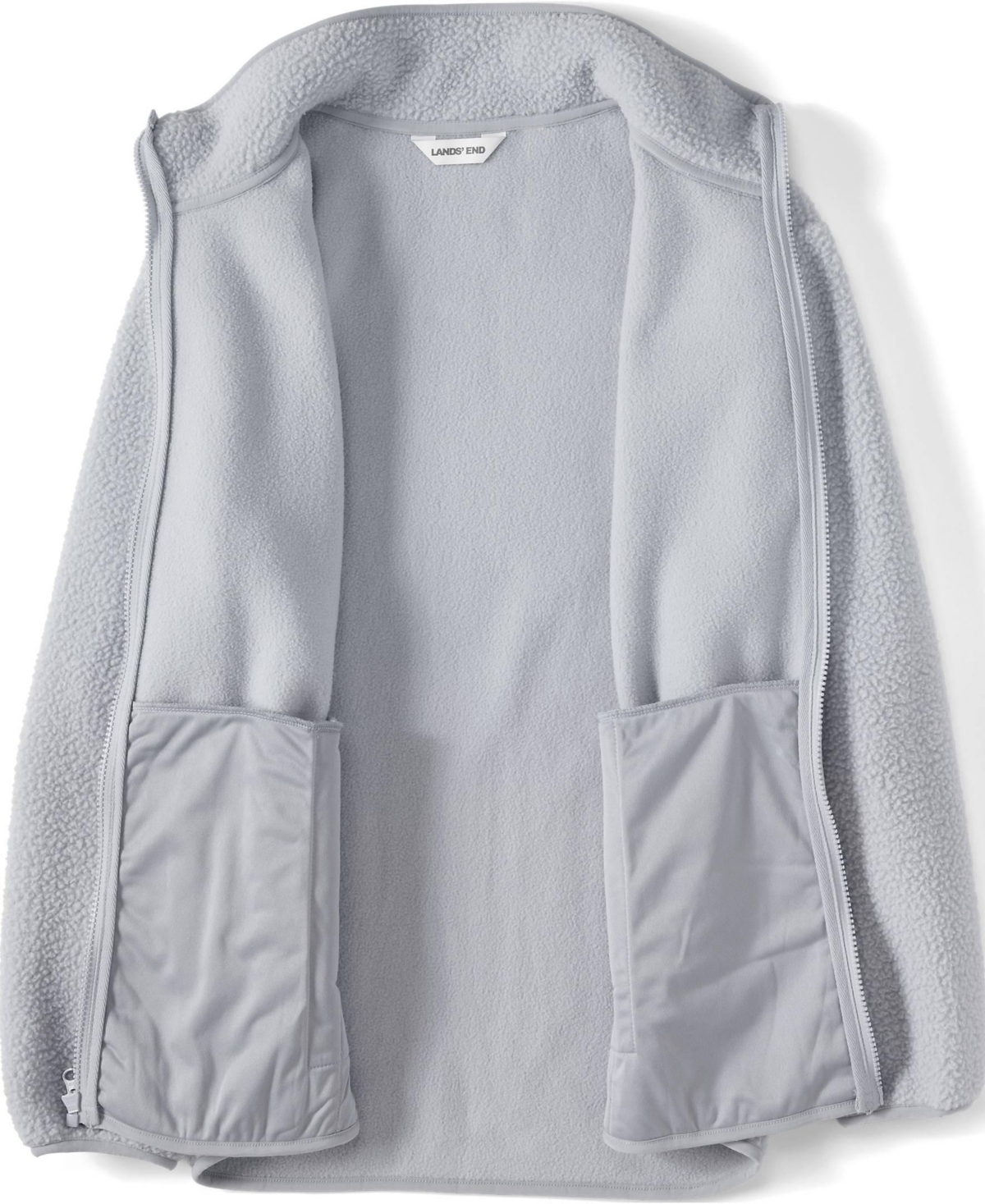 Lands' End Women's Cozy High Pile Full Zip Fleece Jacket