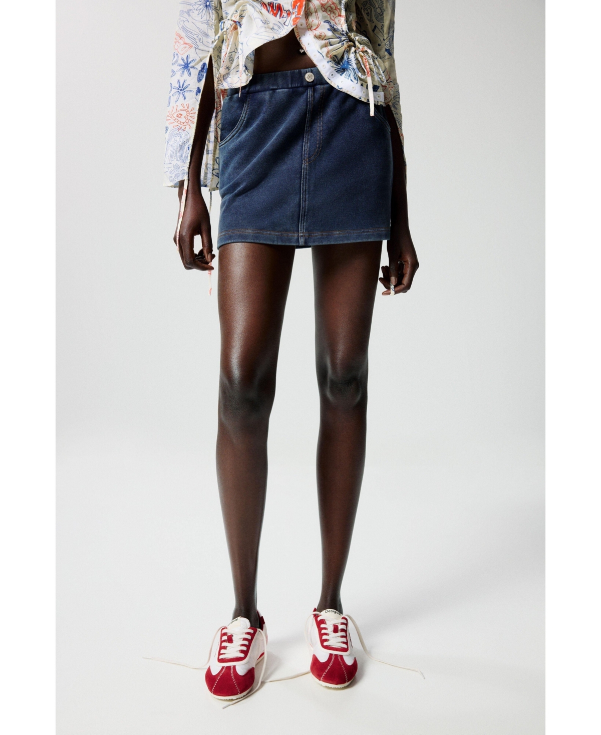 Desigual Women's Denim short skirt