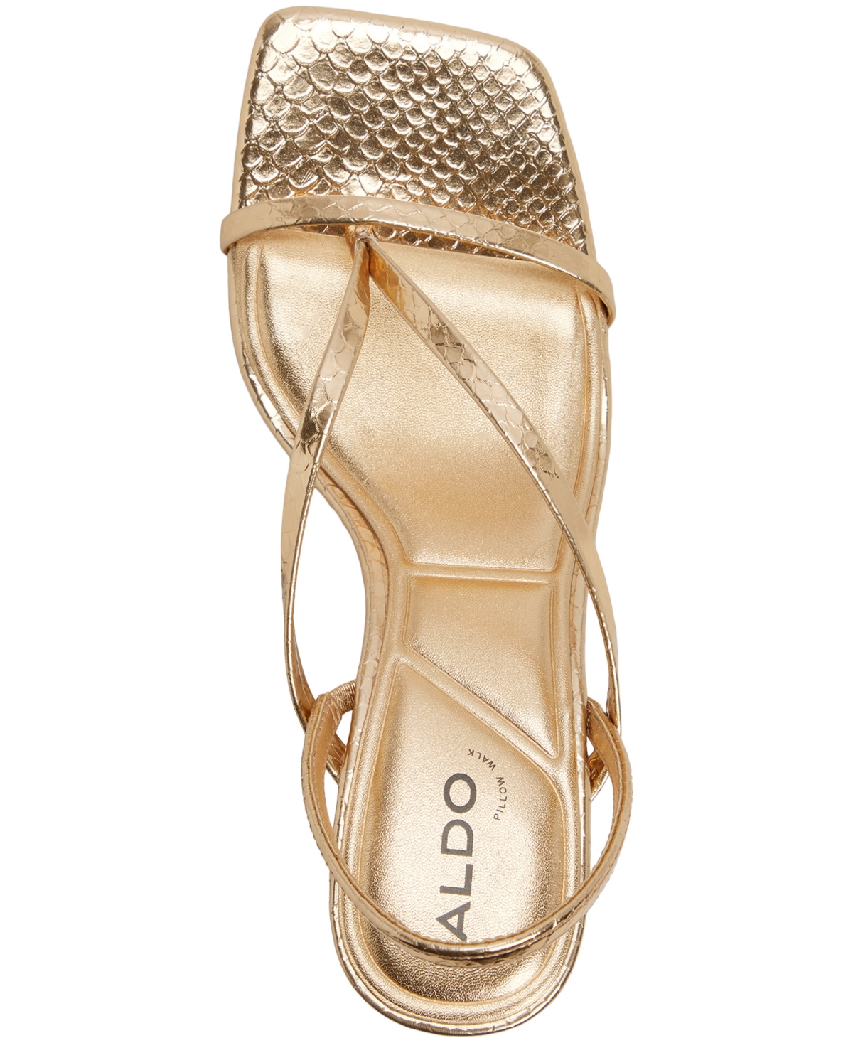 Aldo Women's Riva Slingback Square Toe Dress Sandals In Black
