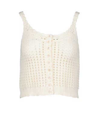 Women's BISHOP + YOUNG Keena Open Crochet Sweater Tank