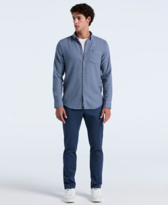 Men's Denim Slim Fit Long Sleeves Shirt