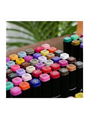 168 Color Art Markers Set - Vibrant, Blendable, And Non-Staining Markers For Art Beginners - Perfect For Coloring, Drawing, Sketching, Card Making