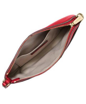 Michael Kors Jet Set Leather Top Zip Convertible Wristlet