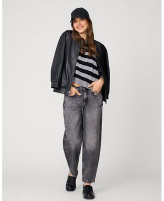 Women's Stripe Drop Shoulder Sweater