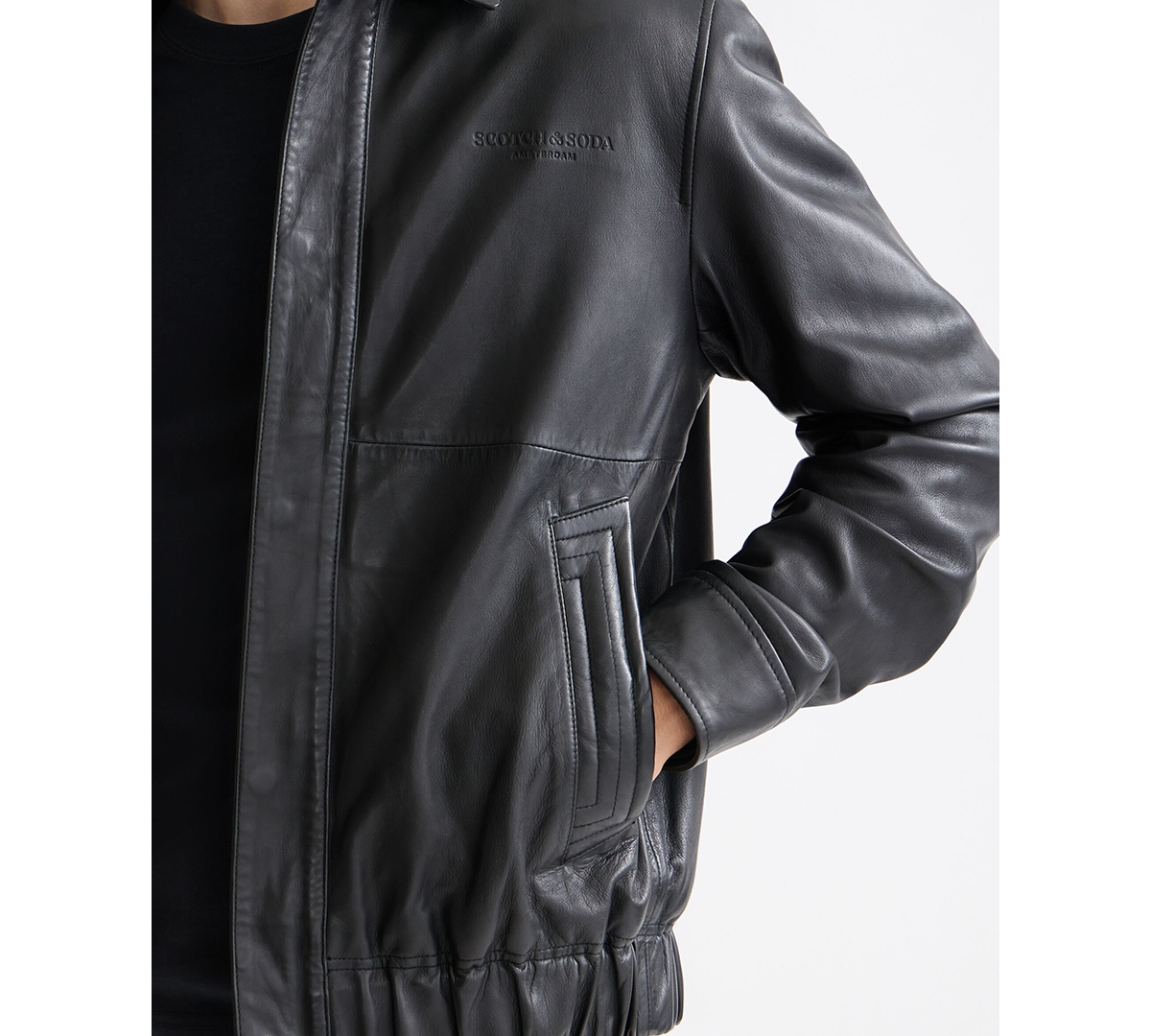 Scotch & Soda Men's Boxy Long Sleeve Jacket