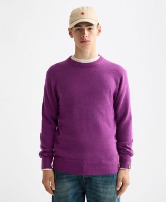 Men's Solid Crewneck Sweater