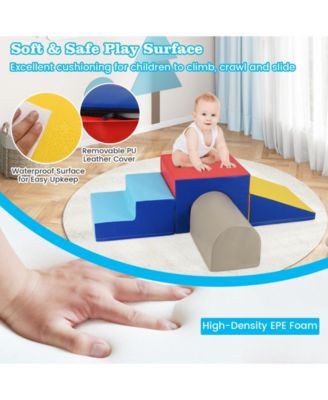 Climb and Crawl Foam Block Play Set for Infant Baby