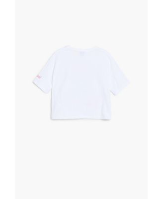 Girls Girls's Stitch cropped T-shirt