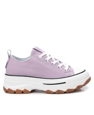 Women's Lace-Up Canvas Sneakers Refresh Collection By XTI
