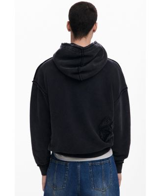 Men's Mickey Mouse patch sweatshirt