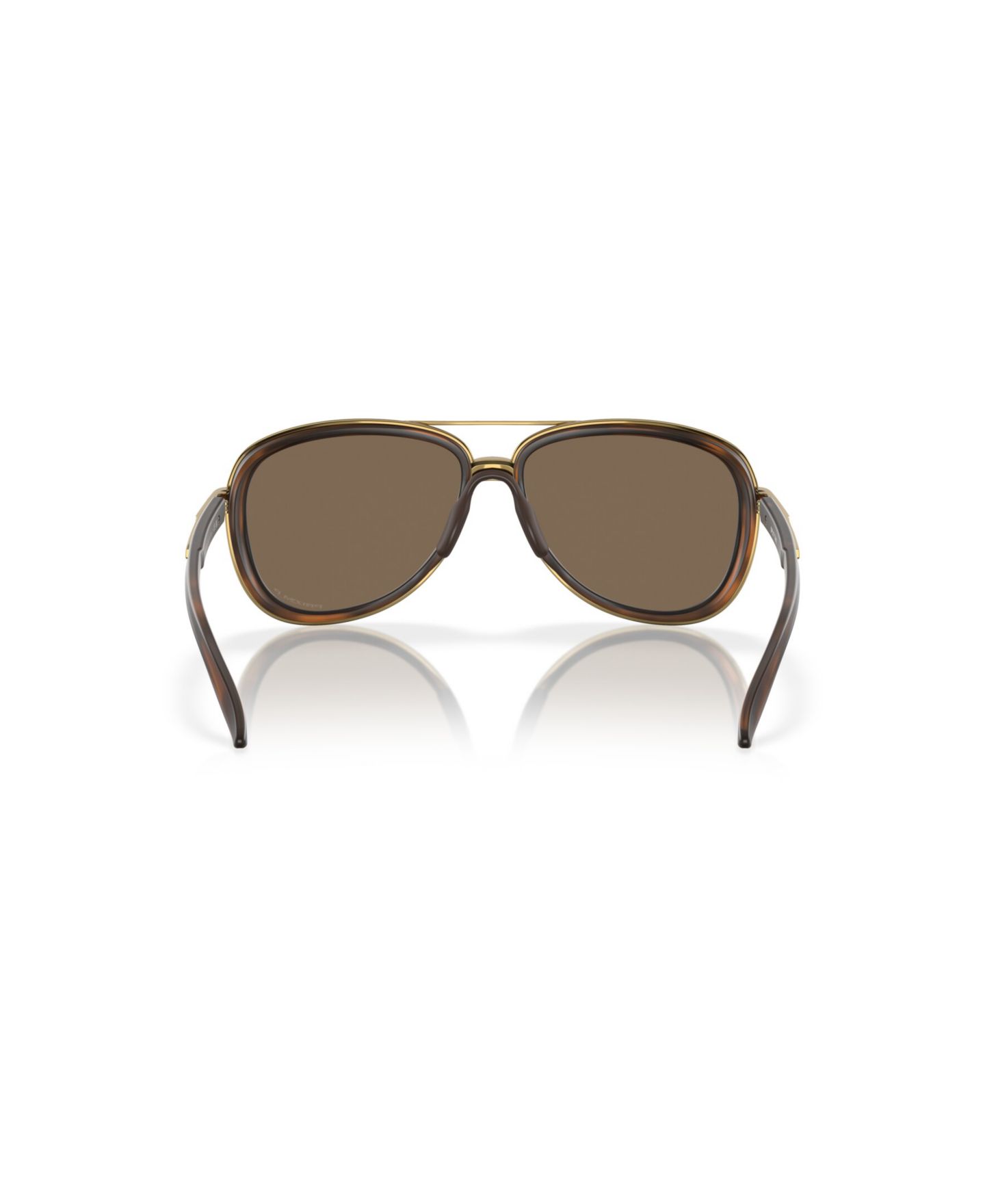 Женские солнцезащитные очки Oakley Polarized Sunglasses, Split Time OO4129, цвет: Коричневый черепаховый — фото 4