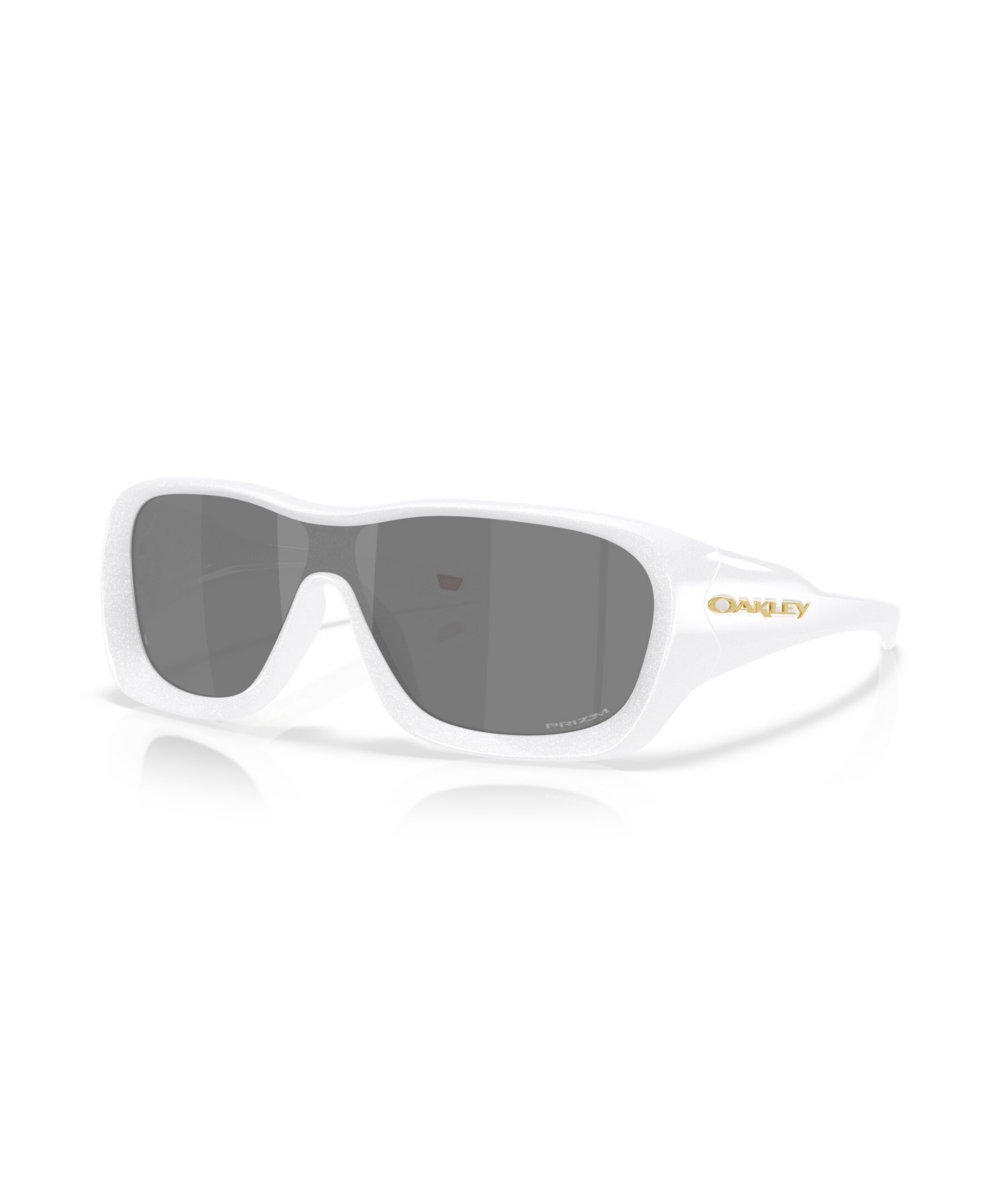 Oakley Full Rim Rectangular Sunglasses In White