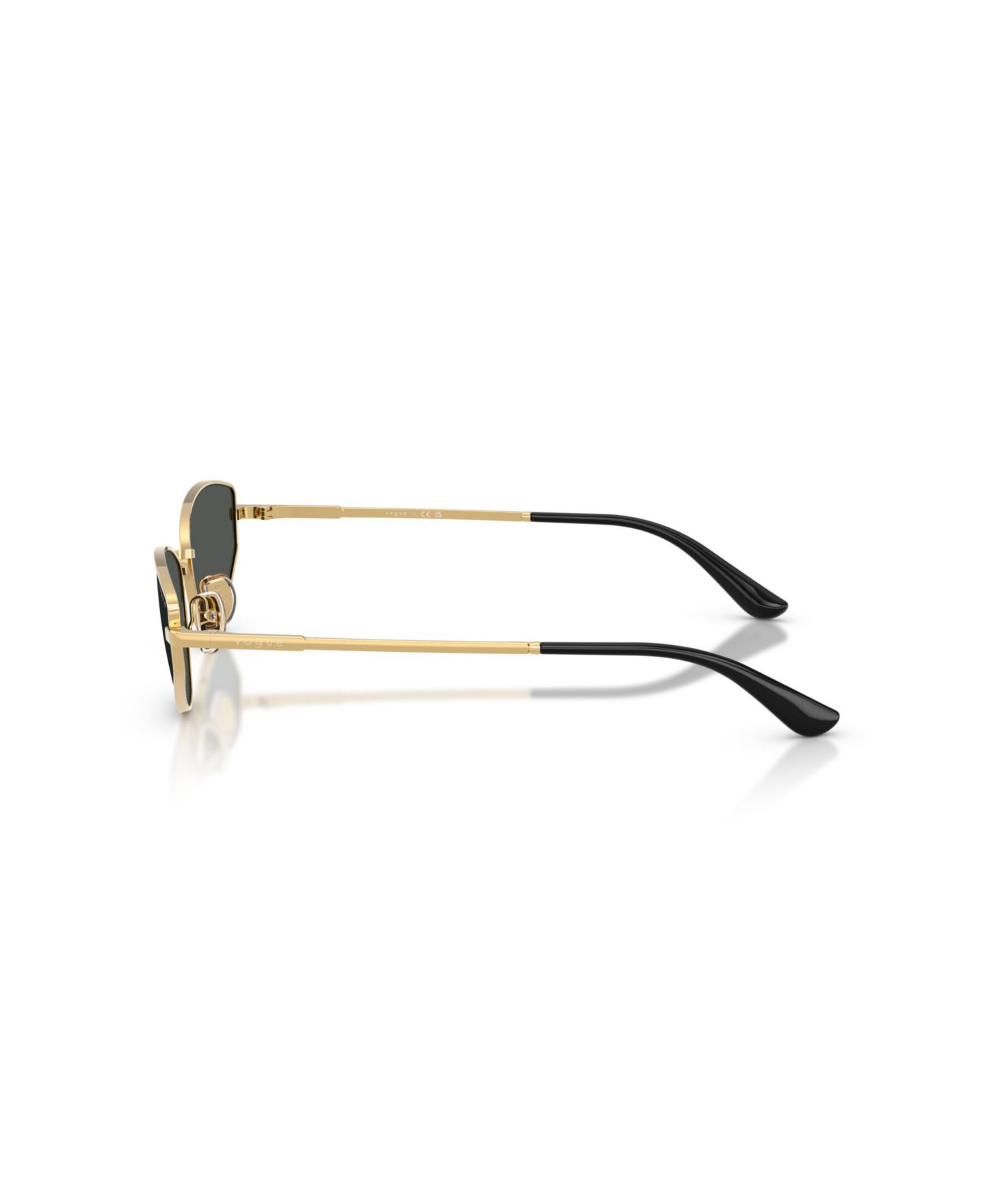 Женские солнцезащитные очки Vogue Eyewear Cat Eye Sunglasses, VO4339S, цвет: Золотой — фото 10