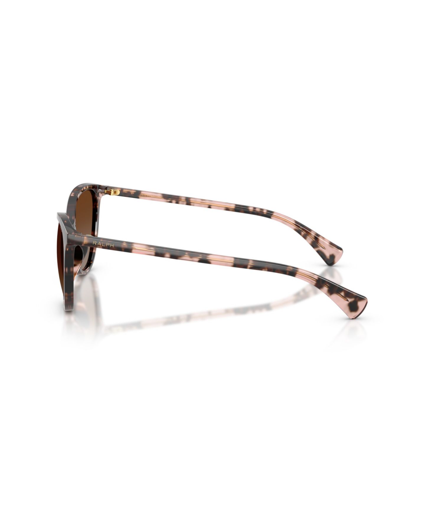 Женские солнцезащитные очки Ralph by Ralph Lauren Polarized Sunglasses, RA5339U, цвет: Розовый гавана — фото 5