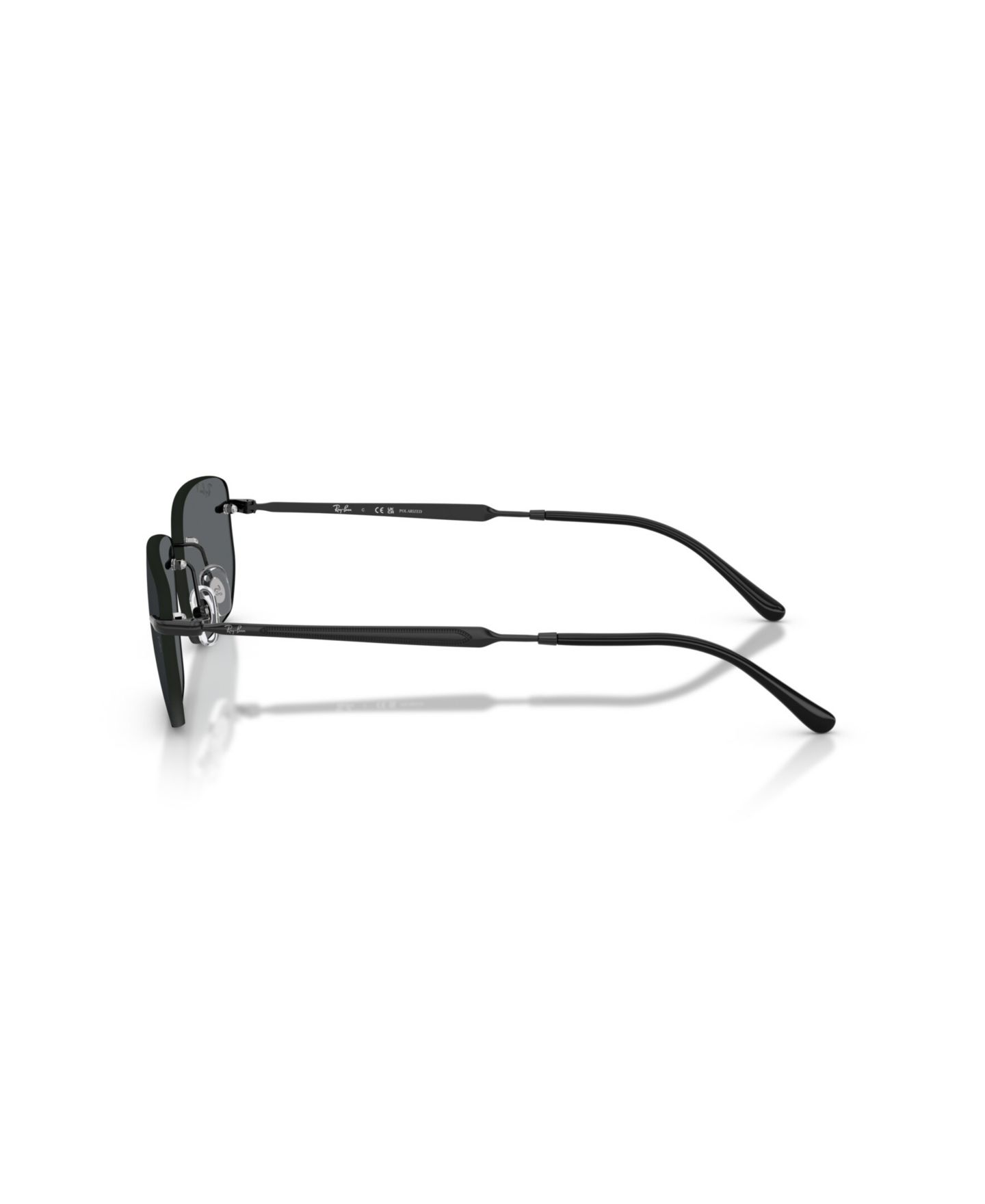Солнцезащитные очки Ray-Ban Unisex Polarized Sunglasses, RB3768, цвет: Чёрный — фото 3