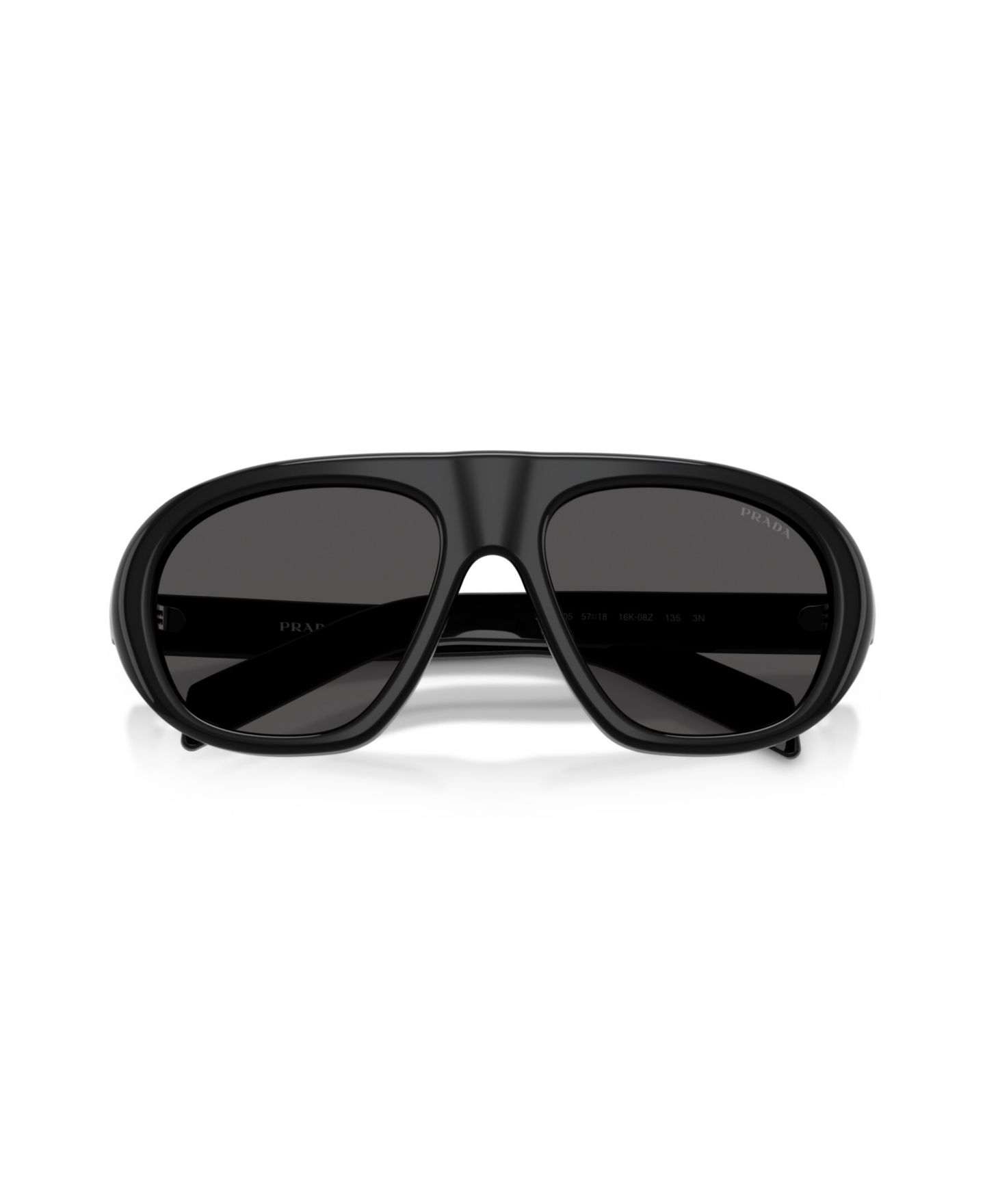 Женские солнцезащитные очки PRADA Sunglasses, PR C05S, цвет: Чёрный — фото 2