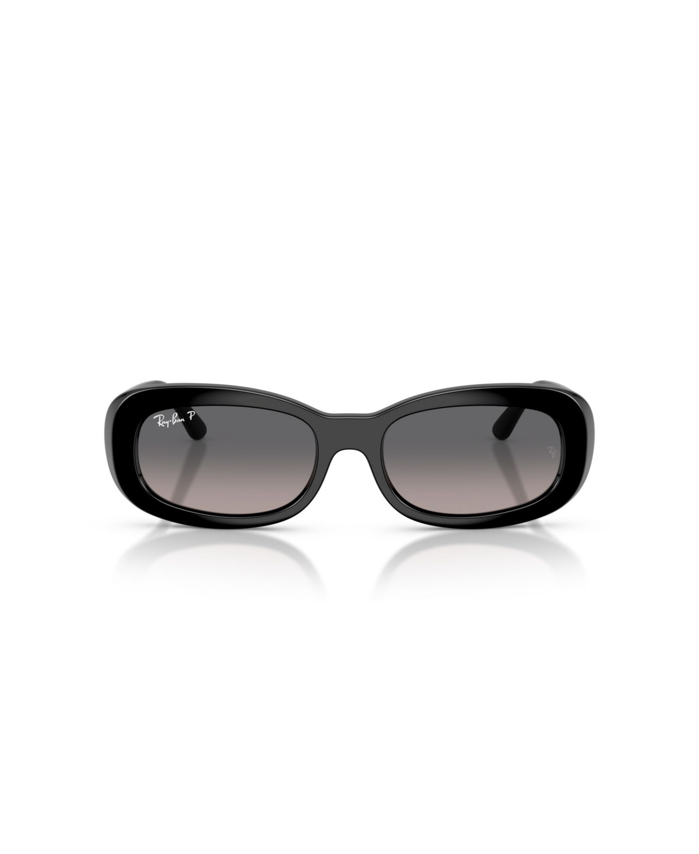 Женские солнцезащитные очки Ray-Ban Polarized Sunglasses, RB2221F, цвет: Чёрный — фото 2
