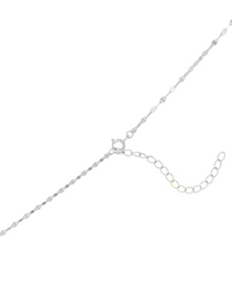 Cubic Zirconia Charm Pendant Necklace (0.31 ct. t.w.) in Sterling Silver (also in 14k Gold Over Sterling Silver)