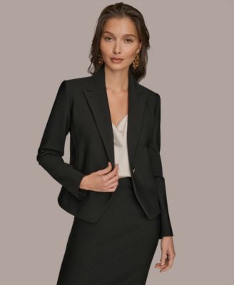 Women's One Button Peplum Jacket