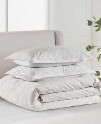 Alessio Textured 3-Pc. Duvet Cover Set, Queen