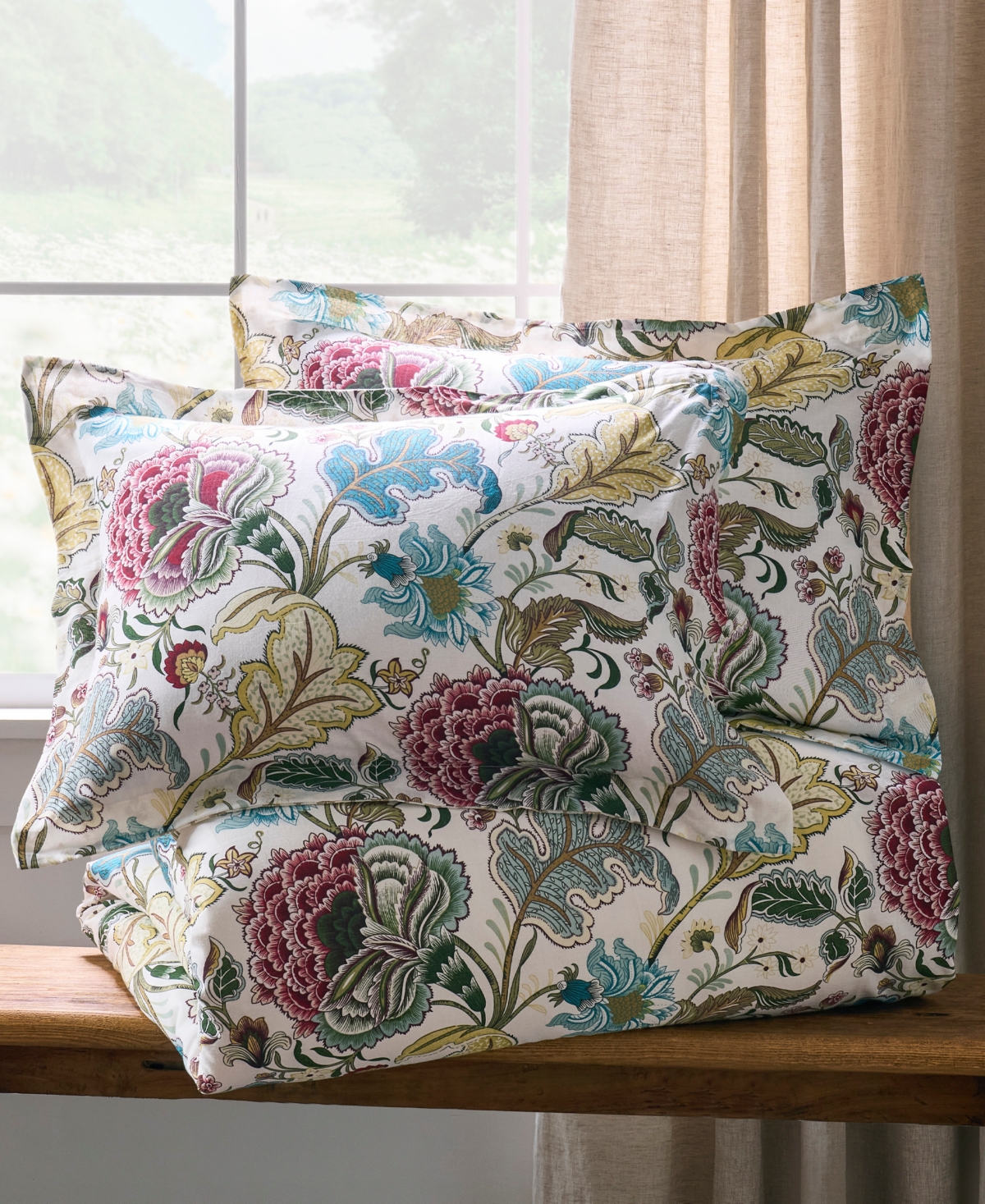 Levtex Angelica Reversible 3-Pc. Duvet Cover Set, Full/Queen