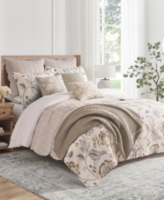 Martha Stripe 2-Pc. Sham Set, European