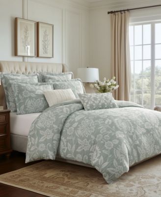 Home Sarrah Textured 3-Pc. Comforter Set, Full/Queen