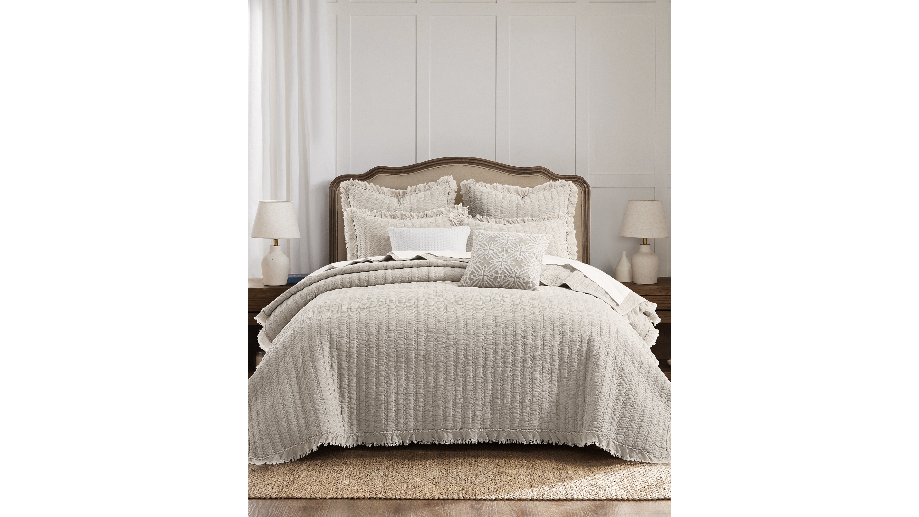 Levtex Wilhemina Stone Washed 3-Pc. Quilt Set, King/California King