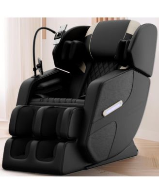 Zero Gravity Massage Recliner with Heating, Foot Rollers & Air Compression, Full Body Chair with Bluetooth