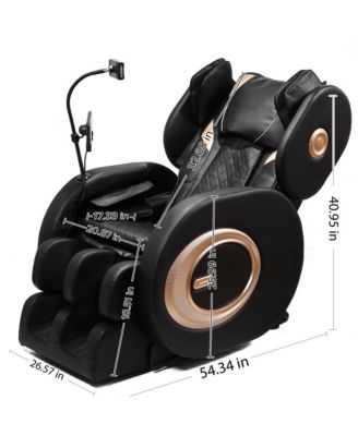 Zero Gravity Massage Recliner with Back & Leg Heat, Foot Massage & Air Compression, Full Body Chair with Bluetooth