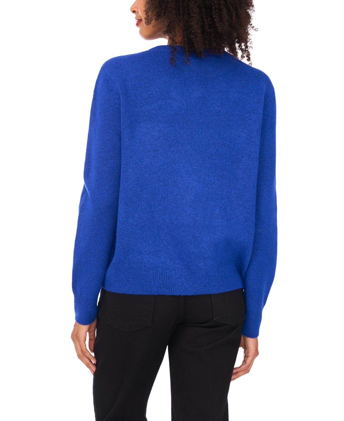 Vince Camuto Saint Moritz Crewneck Sweater In Blue