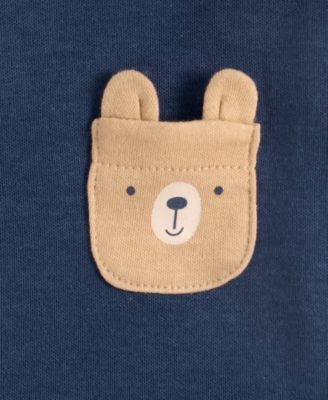 Boys Toddler 2T-4T Bear Pocket T-shirts, Macy's Exclusive