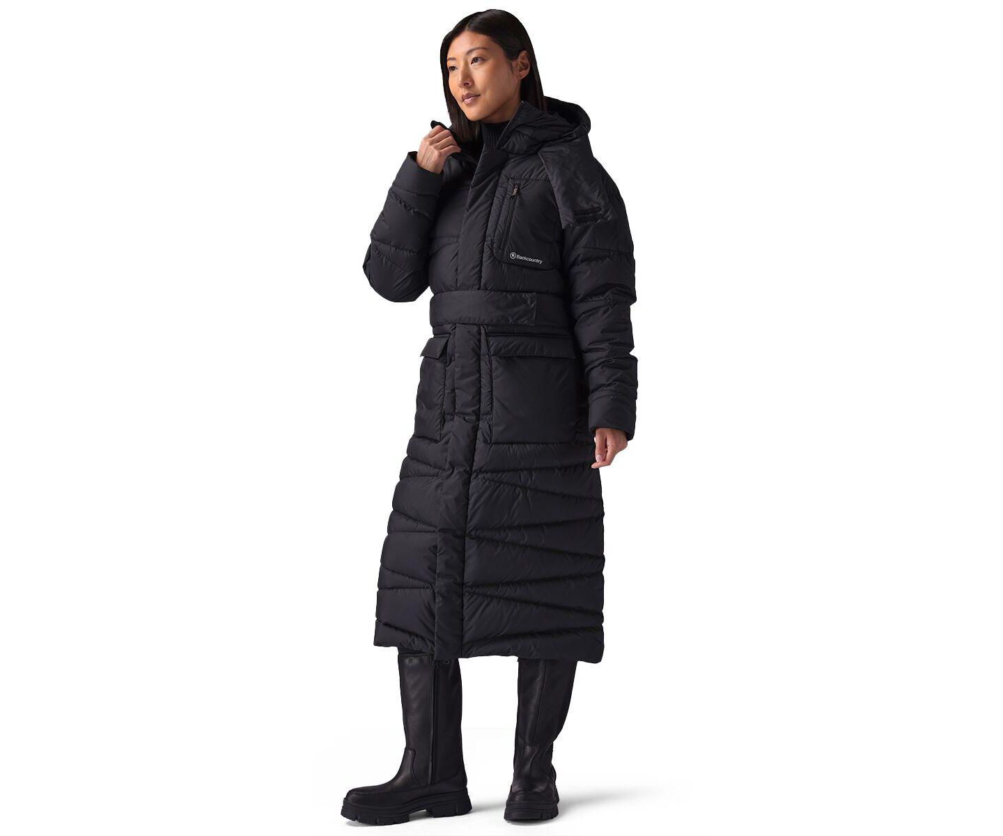 Женская куртка Backcountry Stansbury Allied Down Parka Down Jackets, цвет: Чёрный — фото 1