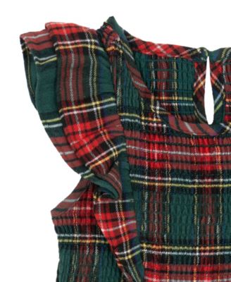 Girls' 2T-6X Sleeveless Smocked Dress